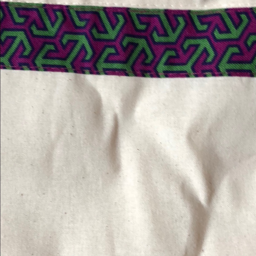 Tory Burch Drawstring Canvas Bag - image 3